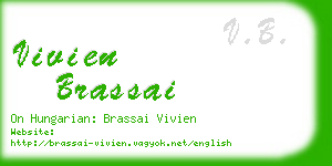 vivien brassai business card